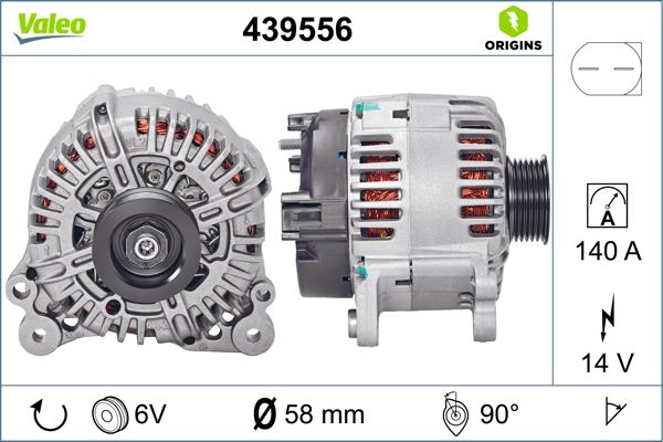 Audi A4 2002-2009 Arası 2.7 TDI, 3.0 TDI quattro Valeo Marka Alternatör