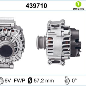 Audi A4 2007-2015 Arası 2.0 TFSI, 2.0 TFSI flexible fuel quattro, 2.0 TFSI flexible fuel Valeo Marka Alternatör