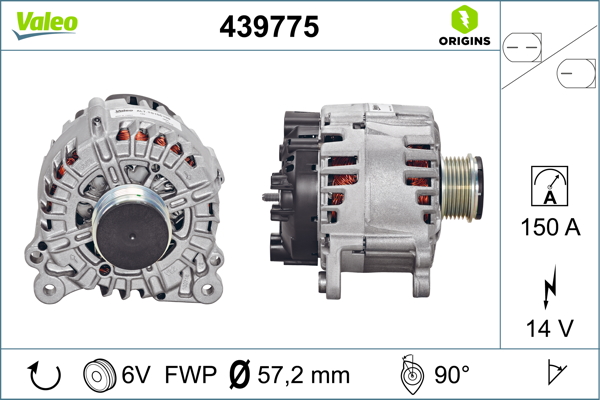 Audi A5 2007-2017 Arası 2.7 TDI, 3.0 TDI quattro Valeo Marka Alternatör