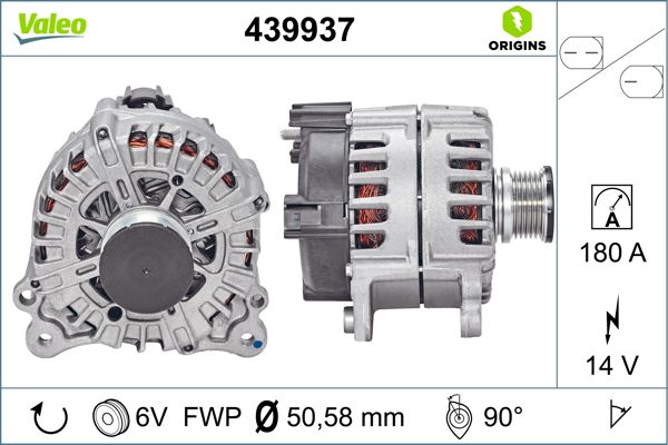 Audi A6 2010-2018 Arası 2.0 TDI, 2.0 TDI quattro Valeo Marka Alternatör