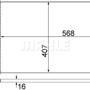 Chevrolet Cruze 2009-2013 Arası 1.6 Mahle Marka Klima Radyatörü