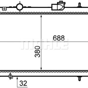 Citroen C8 2002-2006 Arası 3.0 V6 Behr Marka Su Radyatörü