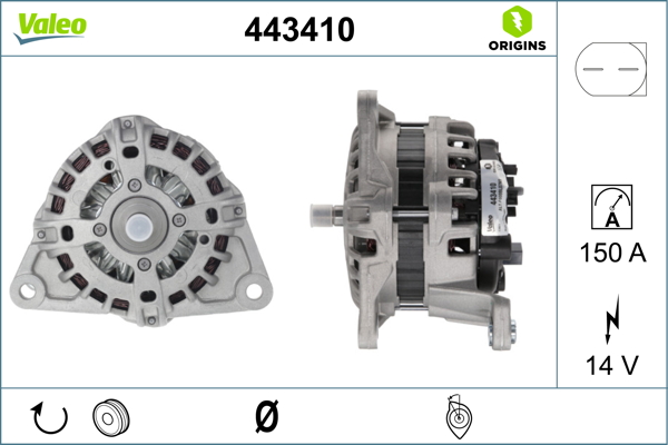 Fiat Ducato 2006-2010 Arası 140 Natural Power, 180 Multijet 3,0 D, 150 Multijet 3,0 D Valeo Marka Alternatör