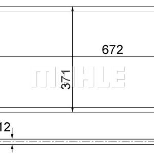 Ford Focus 1998-2009 Arası 1.6 16V, 1.4 16V, 1.8 16V Mahle Marka Klima Radyatörü
