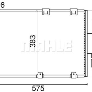 Opel Astra 1993-2009 Arası 1.6 i, 1.4 i 16V, 1.6 16V, 1.8 16V, 2.0 16V, 1.6, 1.2 16V, 2.0 DI Mahle Marka Klima Radyatörü