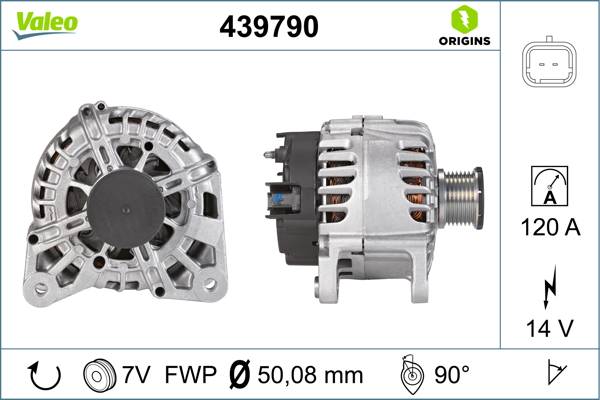 Renault Megane 2008-2012 Arası 1.2 TCe Valeo Marka Alternatör