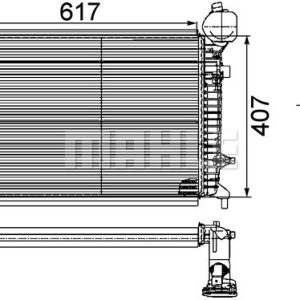 Seat Altea 2004-2008 Arası 1.9 TDI Mahle Marka Turbo Radyatörü