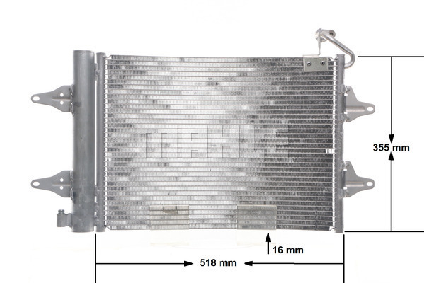 Skoda Fabia 1999-2008 Arası 1.4 16V, 1.0, 1.4, 1.9 SDI, 1.9 TDI Mahle Marka Klima Radyatörü - Görsel 5