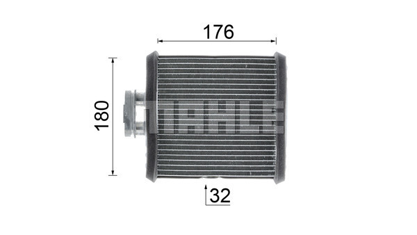 Skoda Roomster 2006-2015 Arası 1.2 TDI, 1.2 TSI Behr Marka Kalorifer Radyatörü - Görsel 7