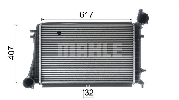Volkswagen Caddy 2004-2015 Arası 1.9 TDI 4motion, 1.9 TDI Mahle Marka Turbo Radyatörü - Görsel 7