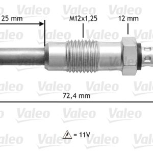 Alfa Romeo 164 1987-1998 Arası 2.5 TD Valeo Marka Kızdırma Bujisi