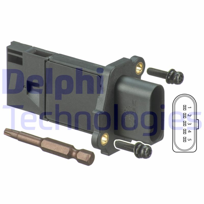 Audi A4 2004-2008 Arası 2.0 TFSI quattro Delphi Marka Hava Debimetresi