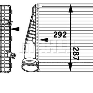 Audi Q7 2006-2016 Arası 3.0 TDI quattro Behr Marka Turbo Radyatörü
