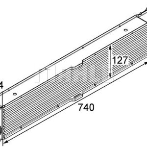 Fiat Ducato 2006-2010 Arası 140 Natural Power, 115 Multijet 2,0 D, 150 Multijet 3,0 D, 130 Multijet 2,3 D, 150 Multijet 2,3 D Behr Marka Turbo Radyatörü