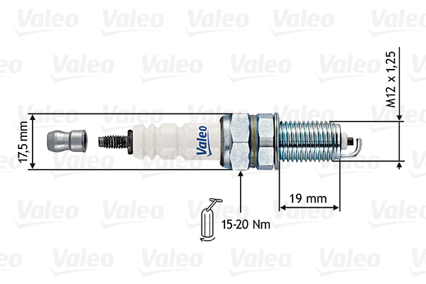 Fiat Punto 1994-2012 Arası 85 16V 1.2, 1.2 16V 80 Valeo Marka Buji