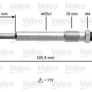 Fiat Ulysse 1994-2002 Arası 2.0 JTD 16V Valeo Marka Kızdırma Bujisi