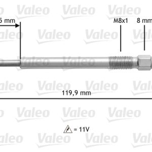 Ford Fusion 2002-2012 Arası 1.4 TDCi Valeo Marka Kızdırma Bujisi