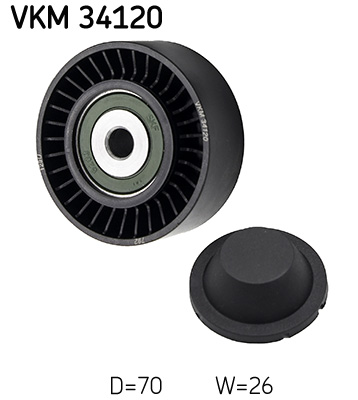 Ford S-Max 2006-2014 Arası 2.2 TDCi SKF Marka Vantilatör Kayış Gergi Rulmanı - Görsel 2