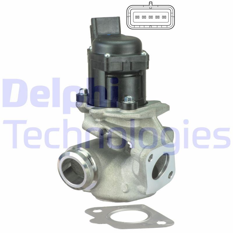 Peugeot 1007 2005-2009 Arası 1.4 HDi Delphi Marka EGR Valfi - Görsel 2