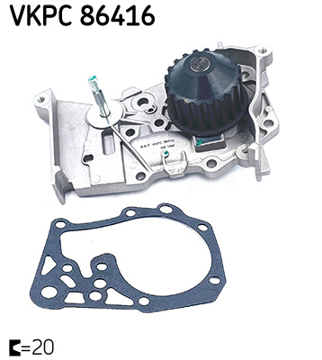 Renault Megane 2003-2010 Arası 1.6 16V SKF Marka Devirdaim Su Pompası