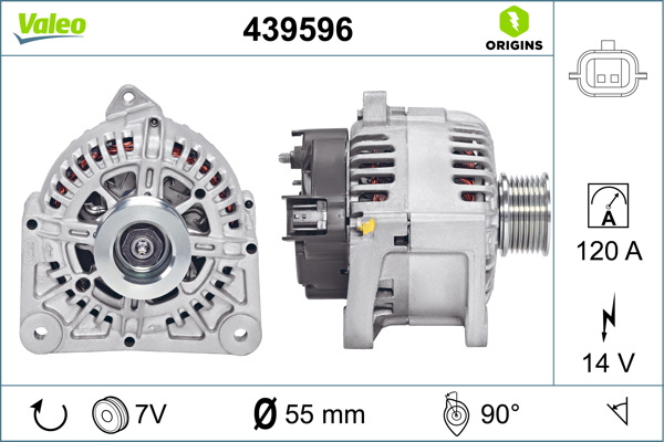 Renault Modus 2004-2008 Arası 1.2, 1.2 16V Valeo Marka Alternatör