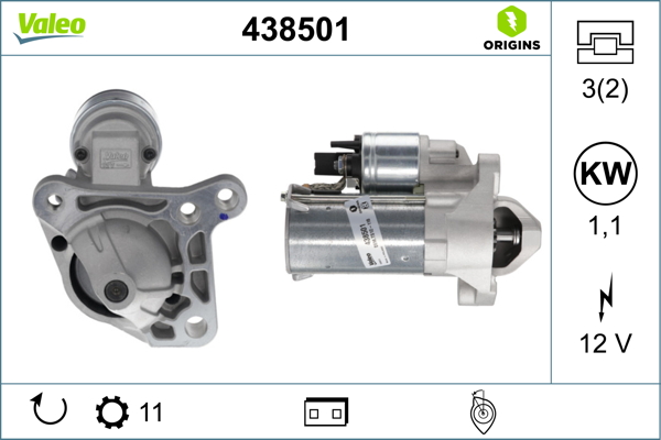 Renault Scenic 1999-2010 Arası 2.0 16V Valeo Marka Marş Motoru