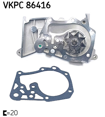 Renault Scenic 2008-2012 Arası 1.6 E85 SKF Marka Devirdaim Su Pompası - Görsel 2