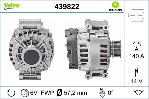 Skoda Octavia 2004-2013 Arası 1.8 TSI 4x4 Valeo Marka Alternatör