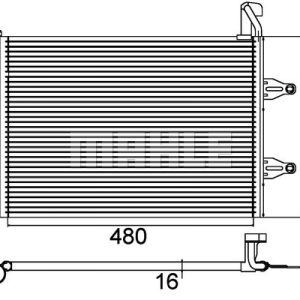 Skoda Roomster 2006-2015 Arası 1.9 TDI Behr Marka Klima Radyatörü